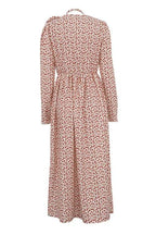 Bertha - Midikleid mit V-Ausschnitt und Blumen