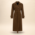 Trenchcoat für Frauen in Wildlederoptik - Isola