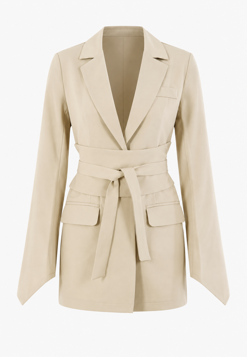 Taillierter Damenblazer mit Gürtel – Mila