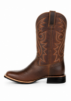 Cowboystiefel für Herren aus Kunstleder mit Stickereien – Hagen