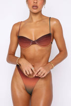 Ocean Chic - Bedruckter Farbverlaufs-Bikini