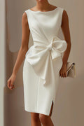 Elegantes Damenkleid mit seitlicher Schleife - Ailbhe