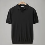 Anthon - Gestricktes Poloshirt