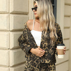 Denim-Set mit Leopardenmuster - Sylvie
