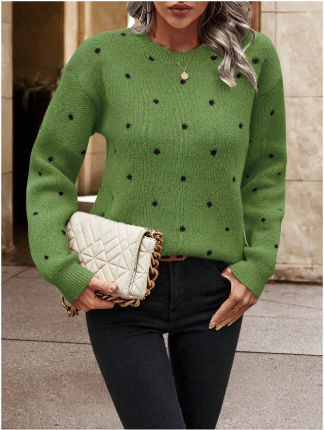 Jacquard-Strickpullover für Frauen - Briska