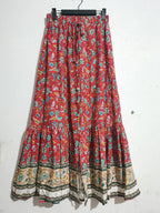 Damenrock mit hoher Taille und sommerlichem Schlitz - Liora