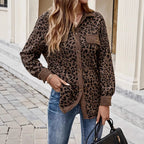 Damenjacke mit Tiermotiv und Taschen - Marcella