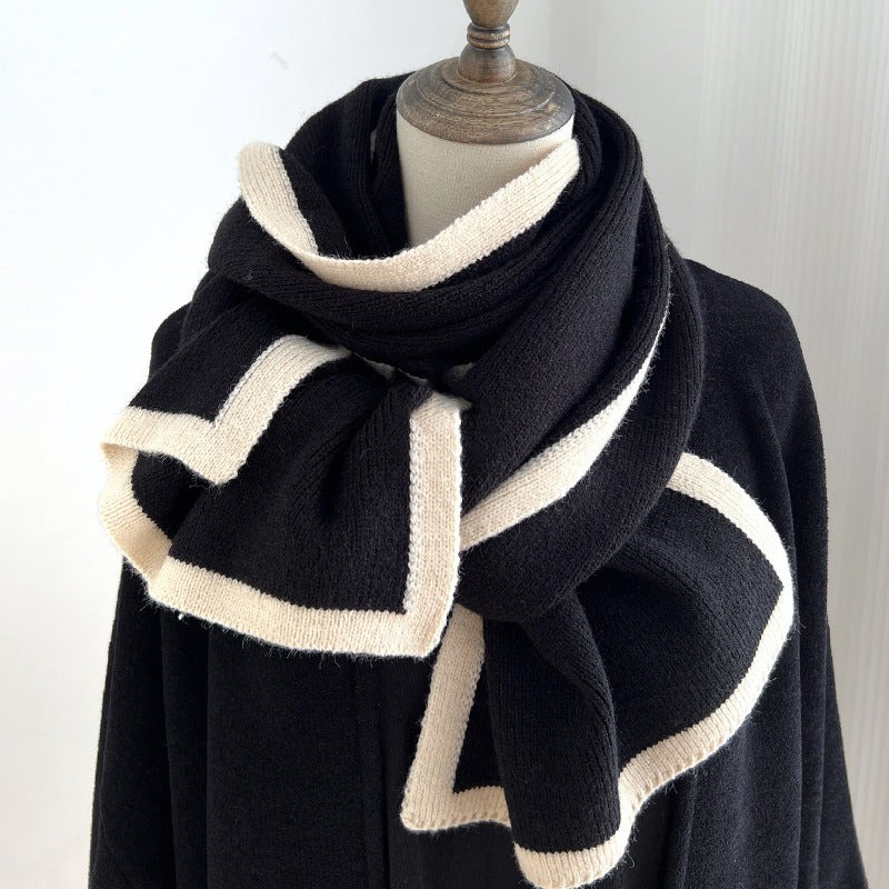 Damenschal, weich gestrickt, doppelt gestrickt - Veraly