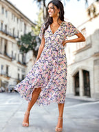 Kaly - Kleid mit böhmischem Blumendruck