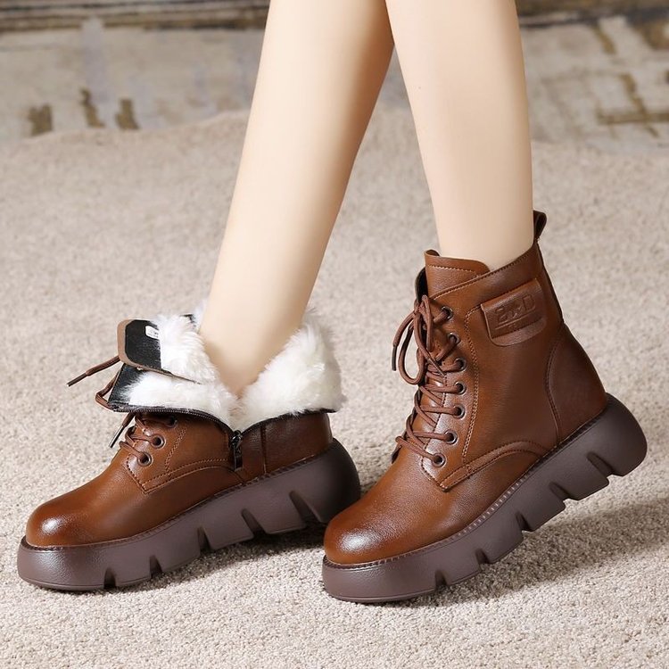Damen-Winterstiefel mit Umschlingungseffekt - Mauri