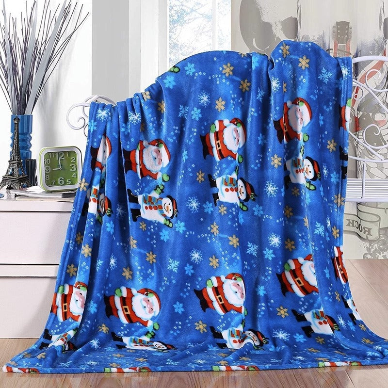 Thermodecke mit Weihnachtsmotiv