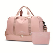 Rosa mit Kosmetiktasche