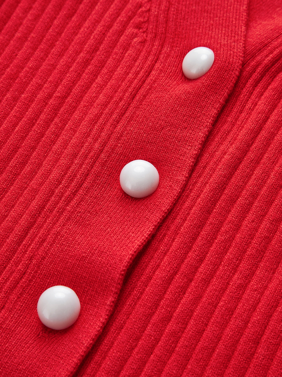Gestreifter Strickcardigan mit Knöpfen für Damen – Hedda