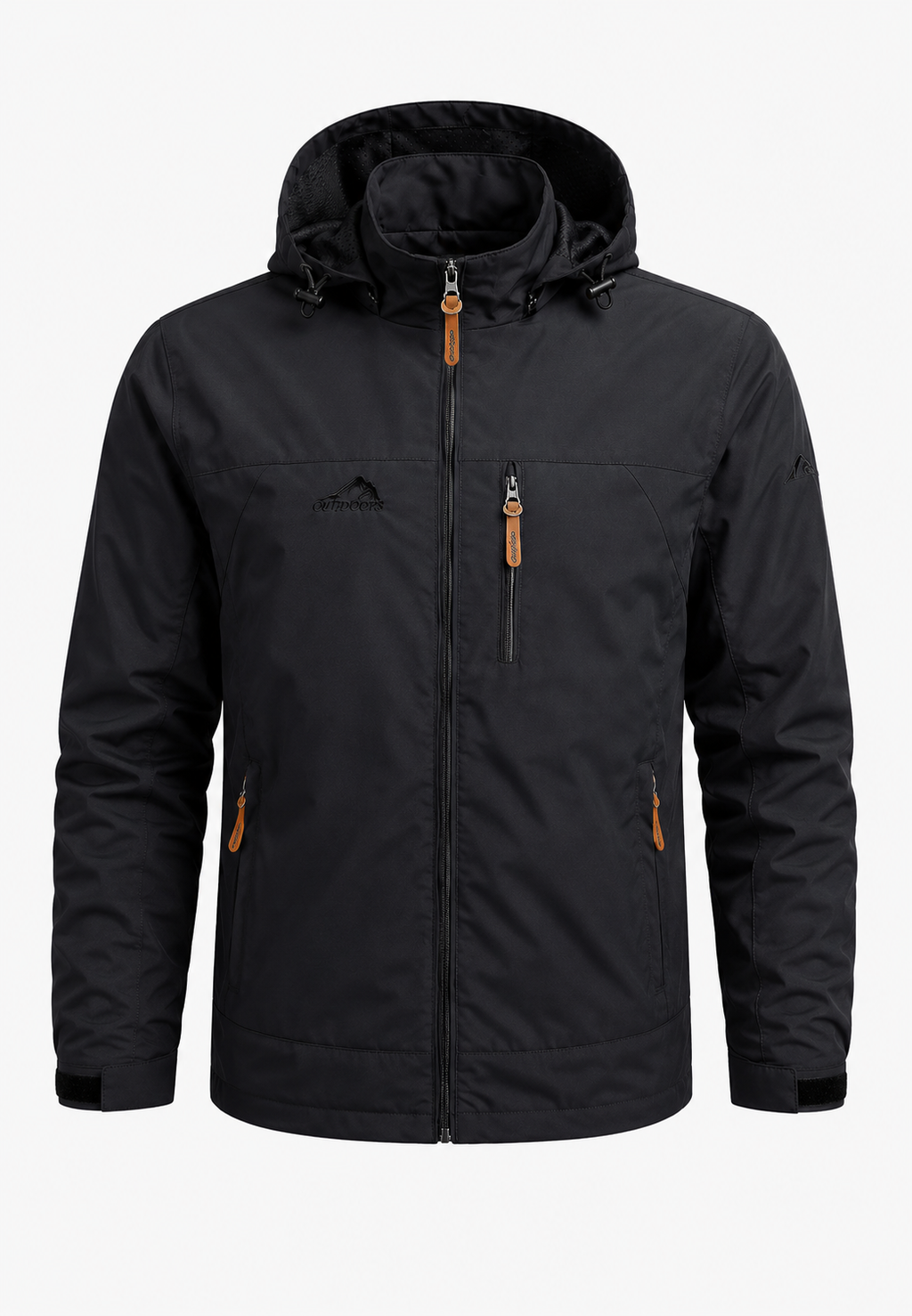 Wasserdichte Windjacke für Herren mit Kapuze – Jost