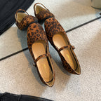 Damen Ballerina Pumps mit Riemen und Schnalle - Tatsuki