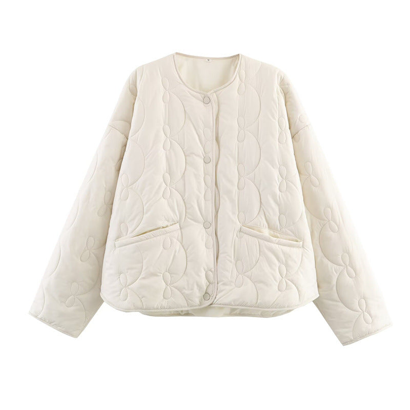Gesteppte Jacke mit Schleifenmuster - Maeren