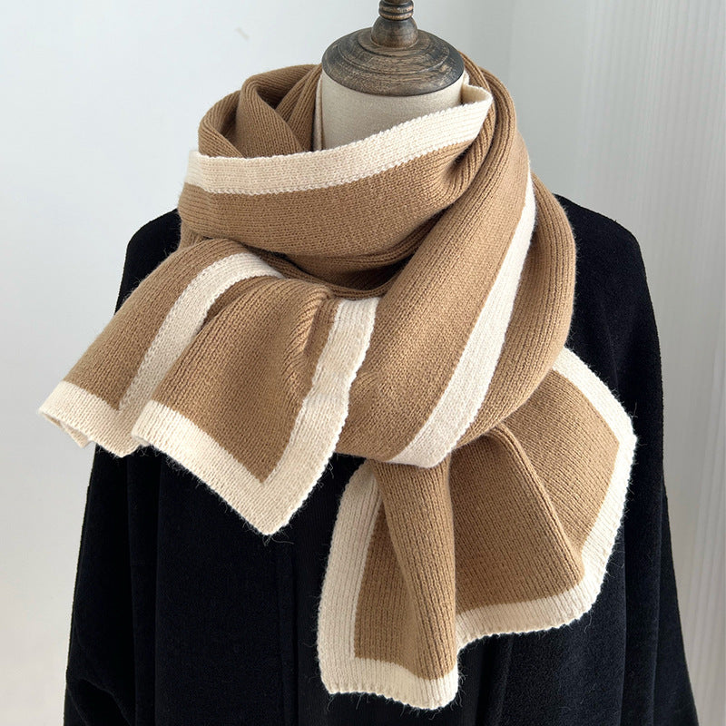 Damenschal, weich gestrickt, doppelt gestrickt - Veraly