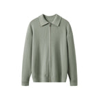 Herrenstrickjacke mit Kragen - Franco