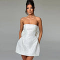 Zuzanna - Geblümtes Jacquard-Kleid
