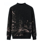Dicker Herren-Strickpullover Urban-Effekt - Naël