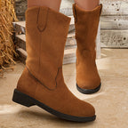 Damenstiefel mit Wildledereffekt - Naleen