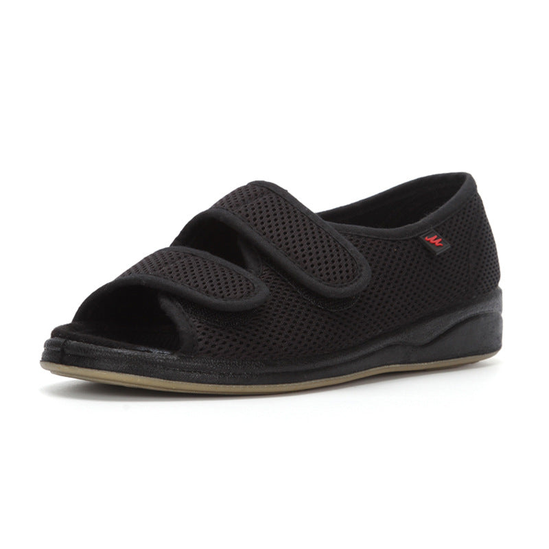 Atmungsaktive orthopädische Sandalen mit doppelt verstellbarem Verschluss für Diabetikerfüße - Ilse