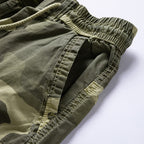 Tarnfarbene Cargo-Shorts mit Seitentaschen für Männer - Carson