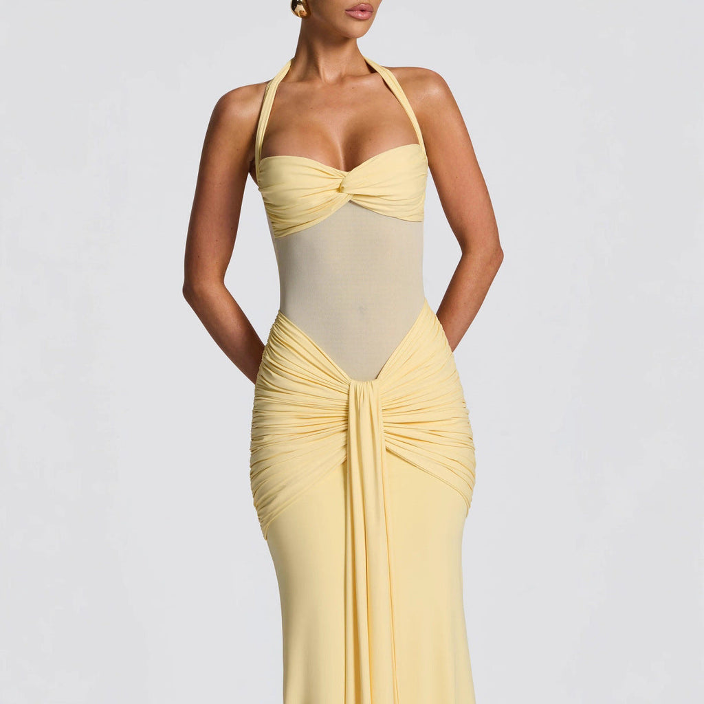 Enges Kleid mit Trägern - Elara