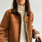 Wildlederjacke mit Fleecefutter - Alvra