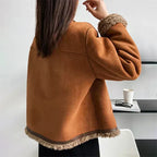 Wildlederjacke mit Fleecefutter - Alvra