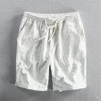 Vertikal gestreifte Herren Shorts mit Kordelzug - Lecce