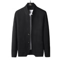 Herrenstrickjacke mit Mao-Kragen - Karl