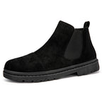Herren Retro-Stiefeletten aus Leder - Aegis