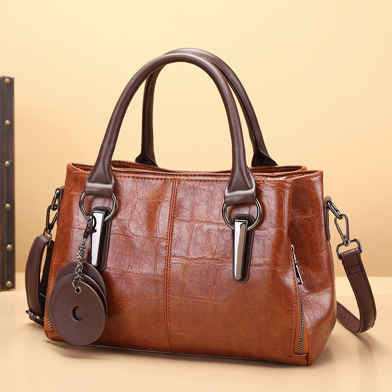 Strukturierte Damenhandtasche mit elegantem Design