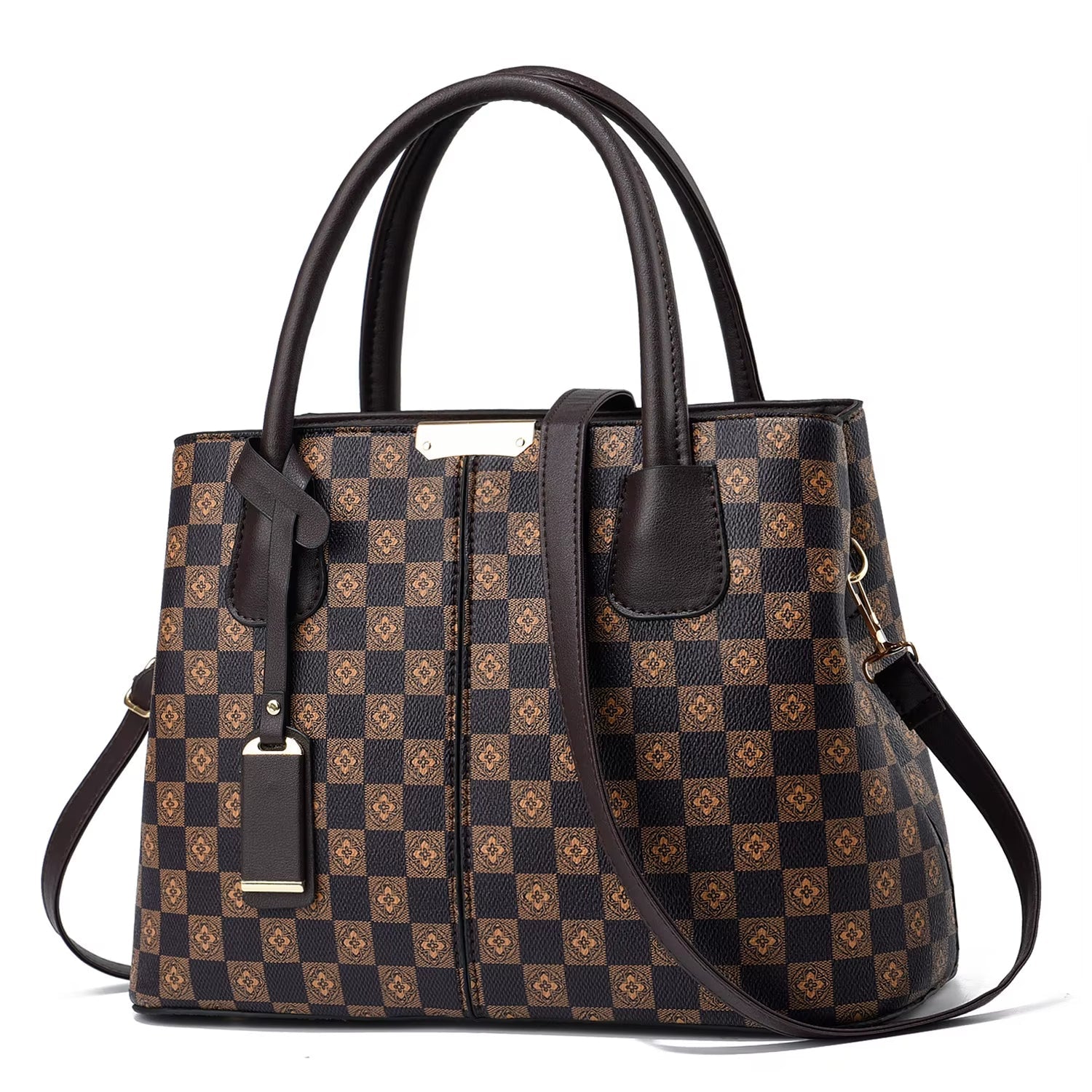 Damen-Umhängetasche mit elegantem geometrischem Muster - Amélie