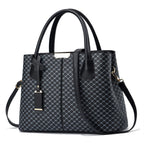 Damen-Umhängetasche mit elegantem geometrischem Muster - Amélie