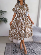 Leonie - Kleid im Leoparden Look