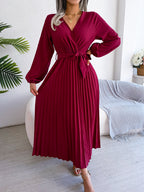 Sophia Kleid mit V-Ausschnitt