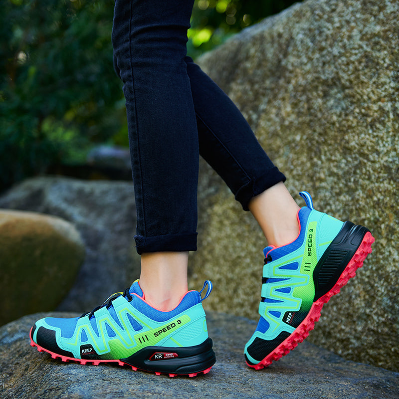 Pin Speed 3 – Leichte Wanderschuhe für Damen, rutschfest und bequem