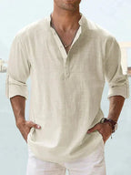 CHRIS - Leinenhemd
