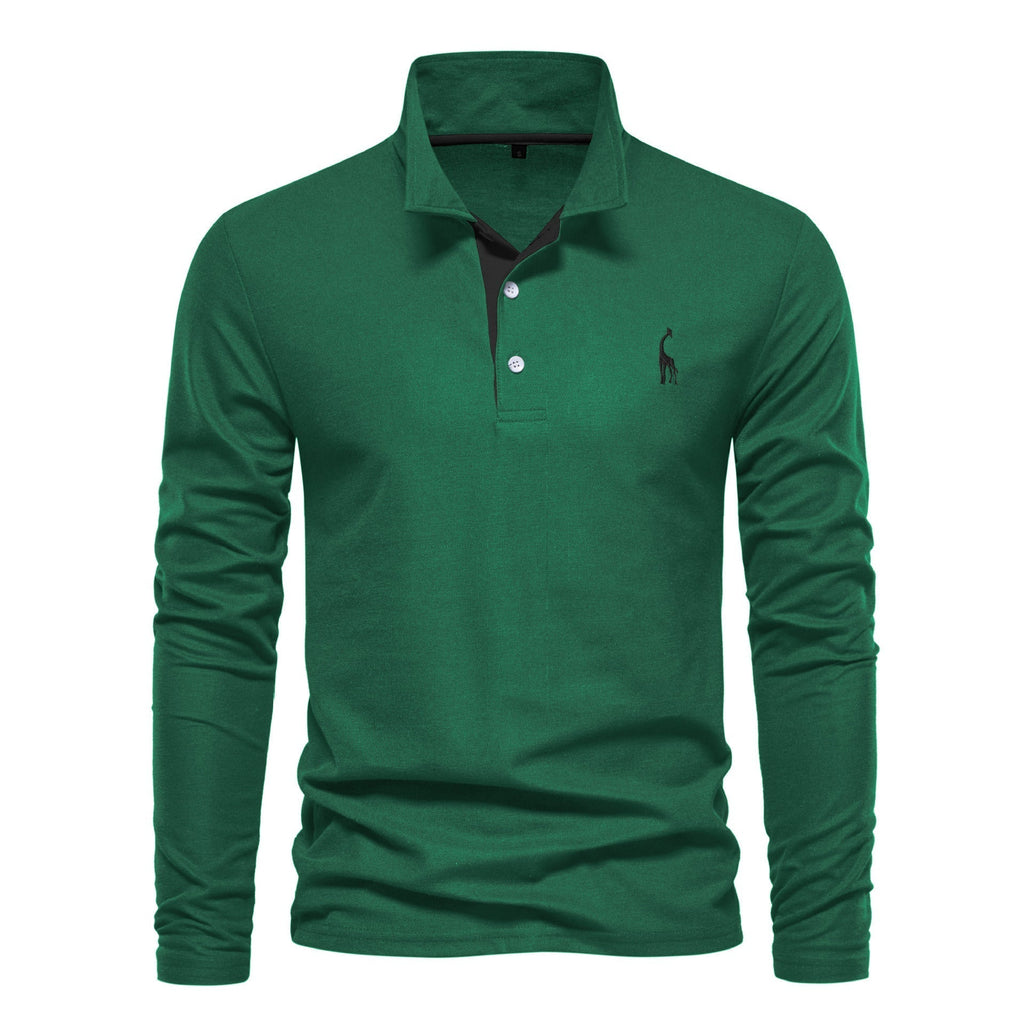 Langärmeliges Herren-Poloshirt - Dario