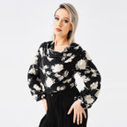 Zuly - Elegante, von Damen bedruckte Bluse