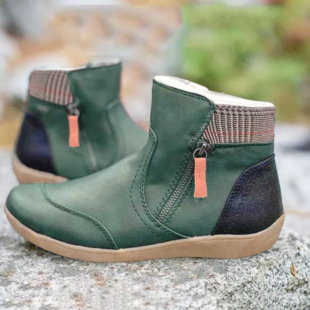 UNICE  - Orthopädische Damenstiefel mit Doppelreißverschluss