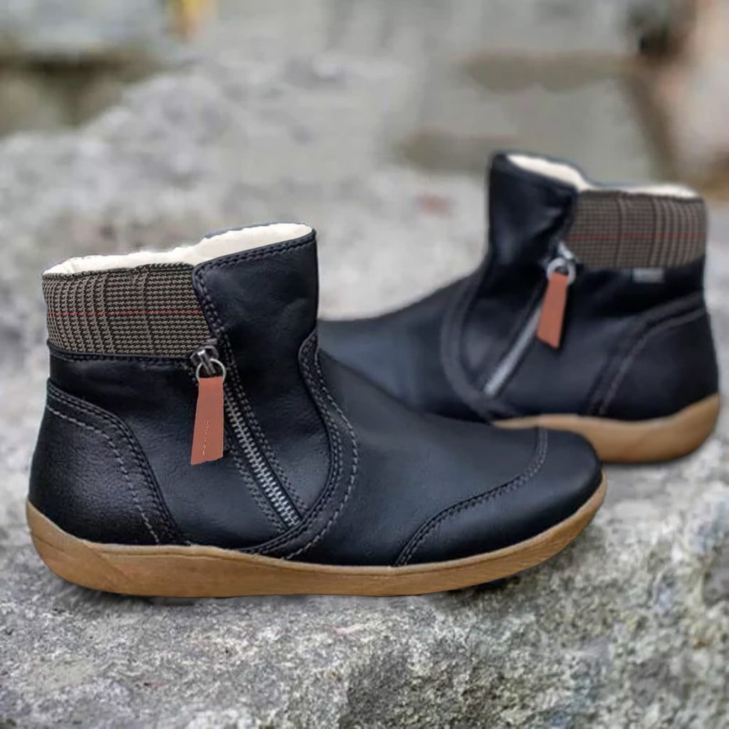 UNICE  - Orthopädische Damenstiefel mit Doppelreißverschluss