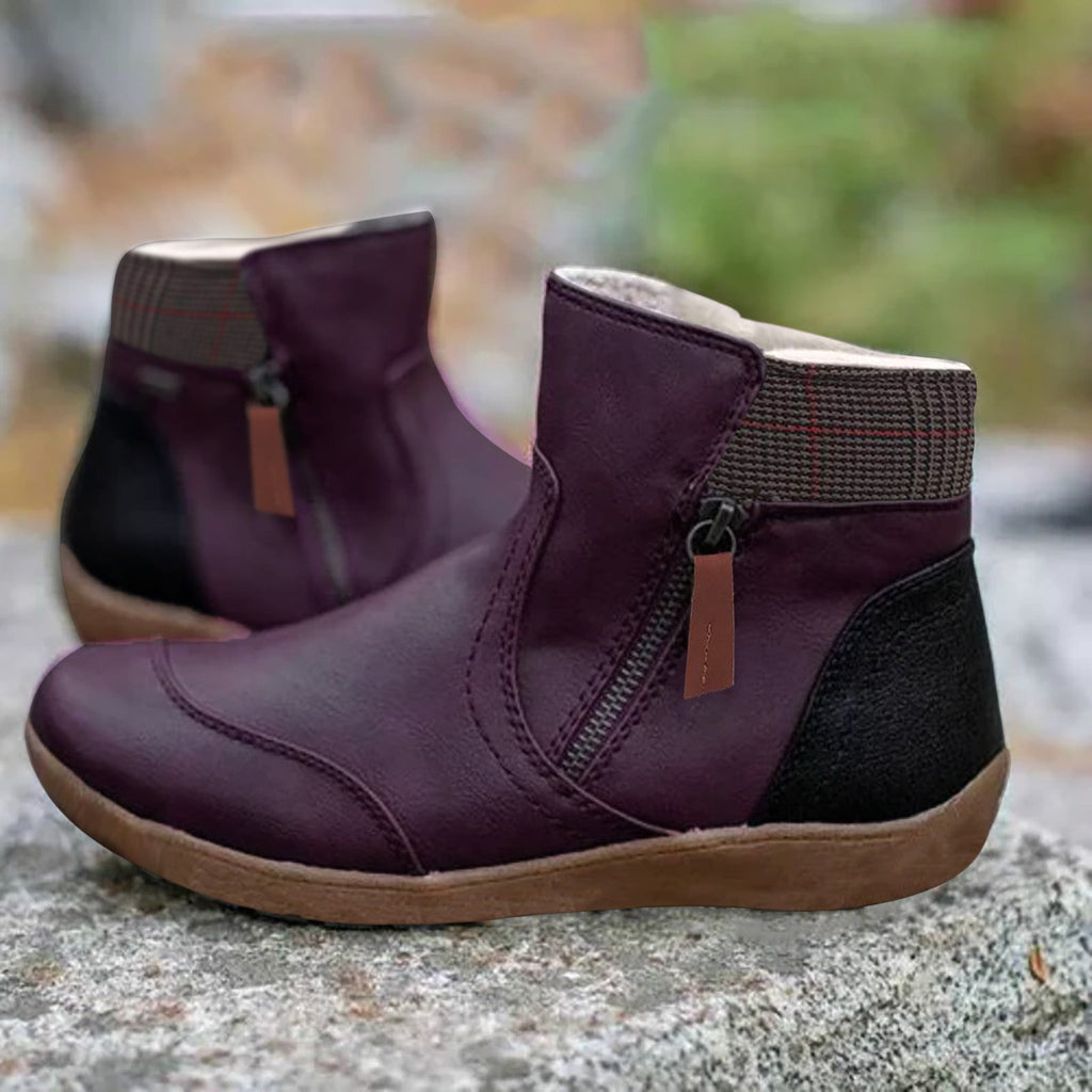 UNICE  - Orthopädische Damenstiefel mit Doppelreißverschluss