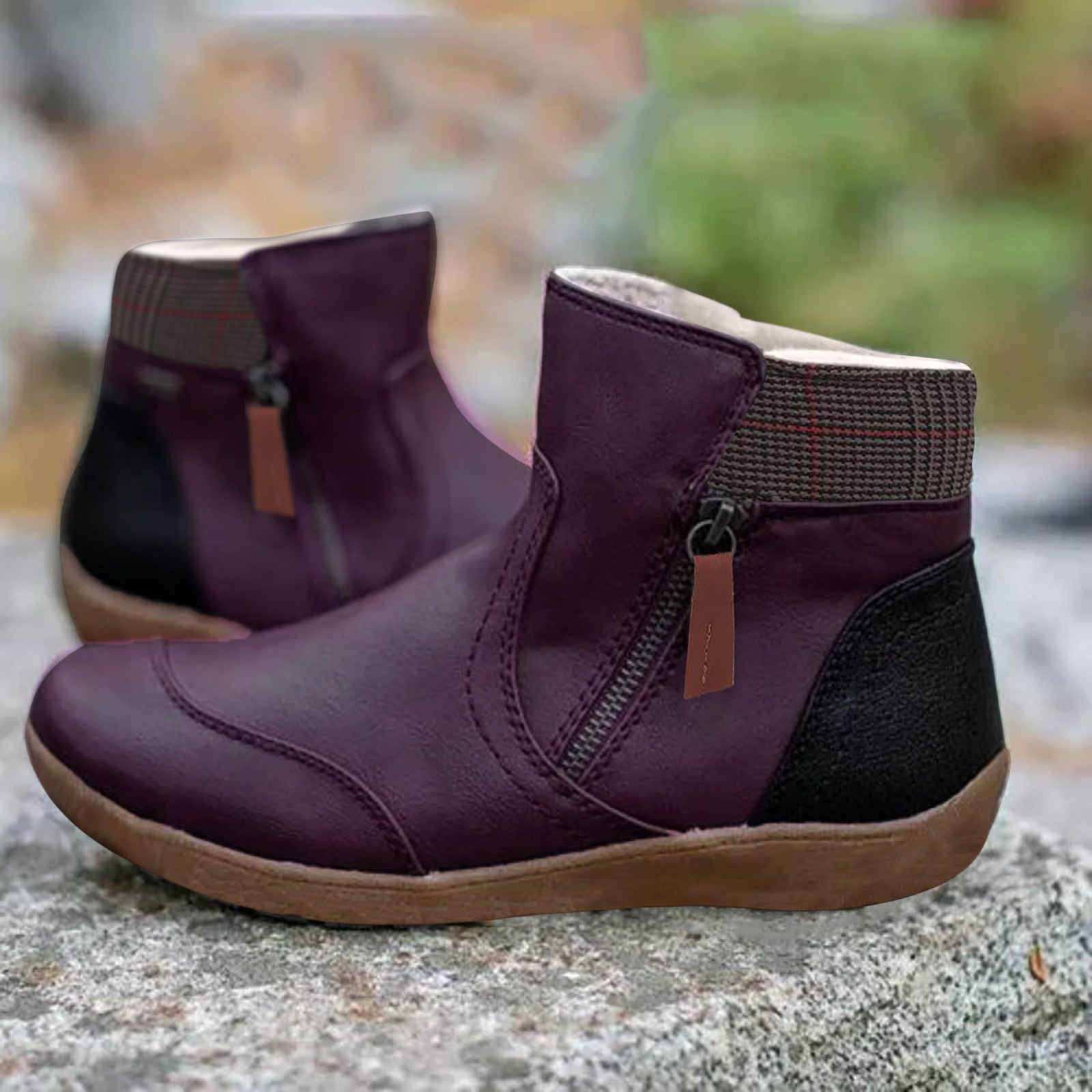 UNICE  - Orthopädische Damenstiefel mit Doppelreißverschluss