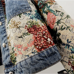 Totêm - Geblümte Denim-Jacke