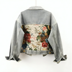 Totêm - Geblümte Denim-Jacke