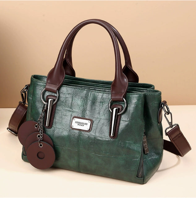 Strukturierte Damenhandtasche mit elegantem Design
