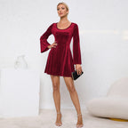 Damenkleid aus Samt - Caty